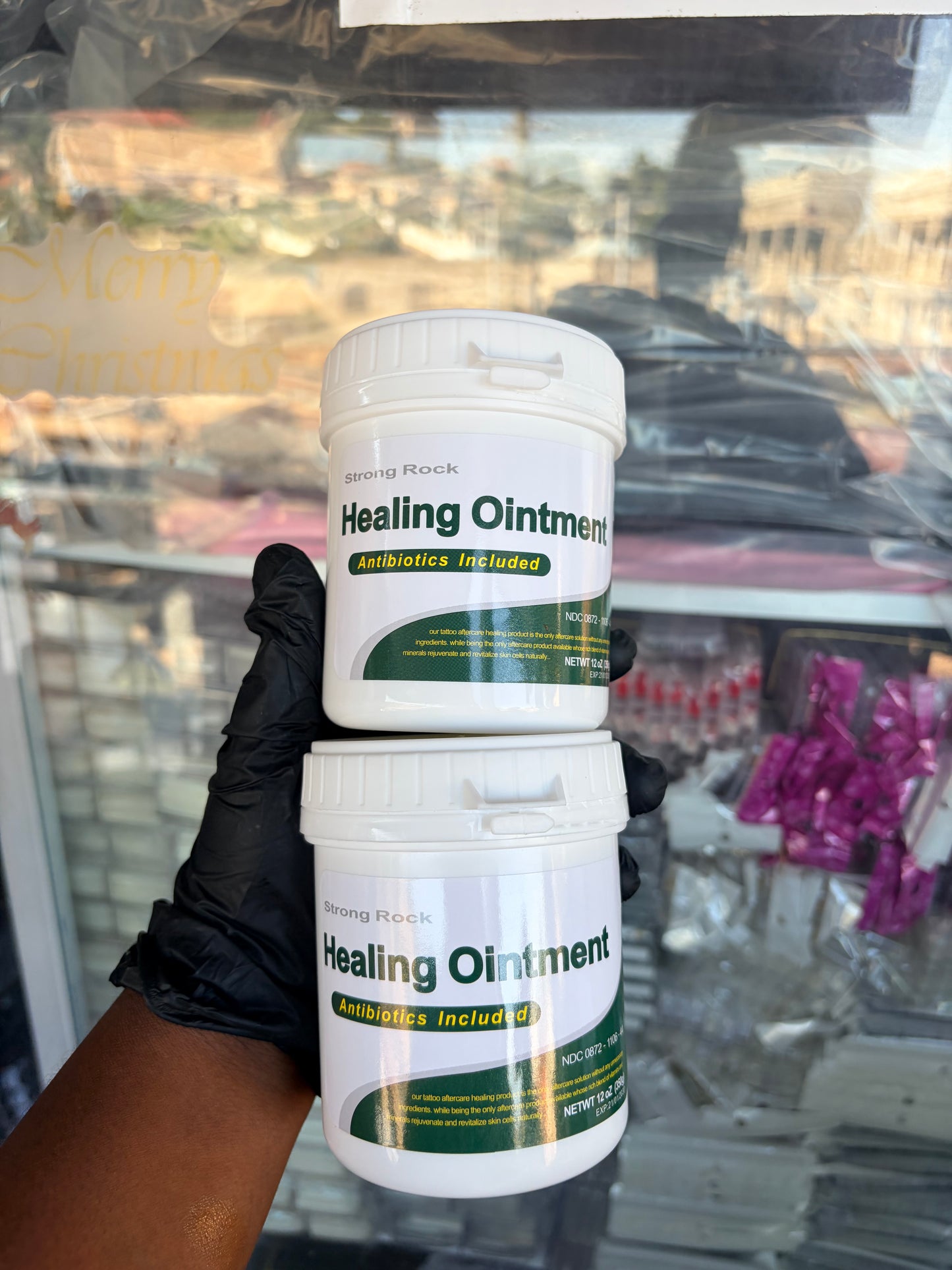 Healing ointment for tattoos
