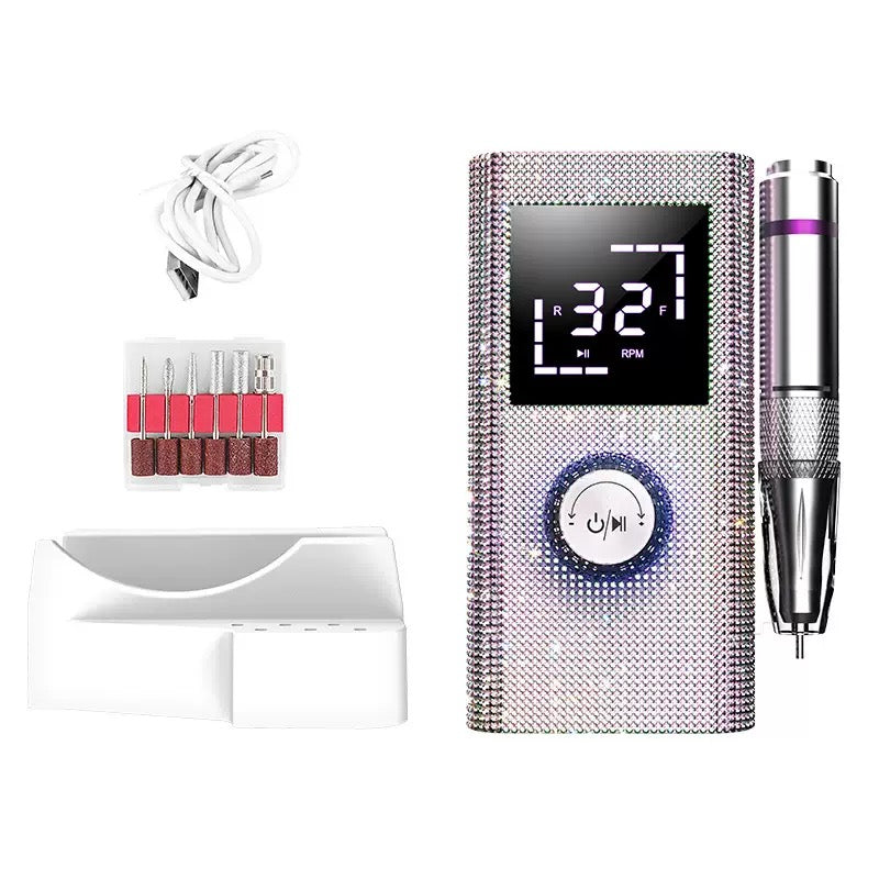 Rechargeable nail drill