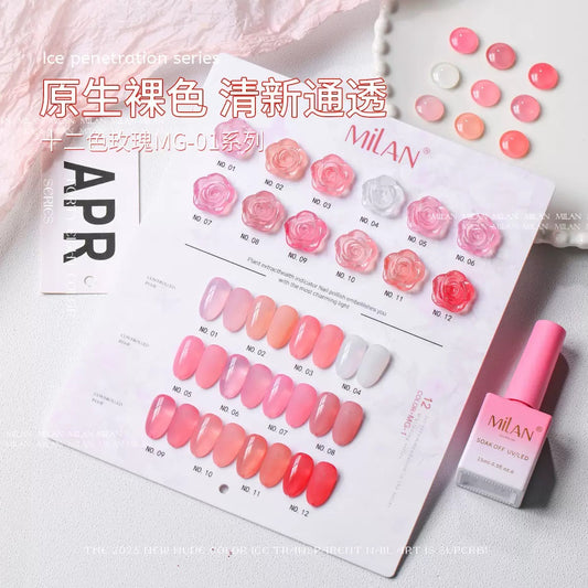 Rubber base gels (12pcs)