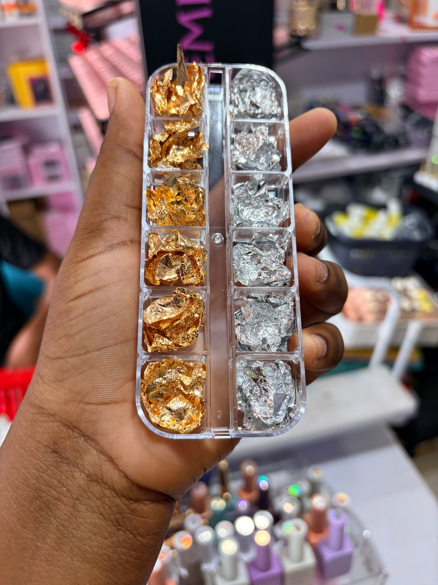 Nail flakes