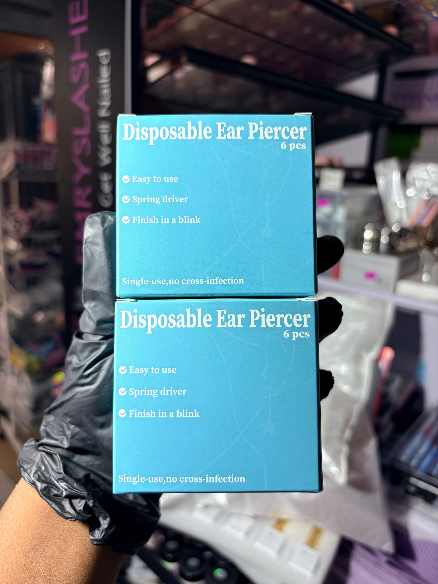 Disposable piercings set