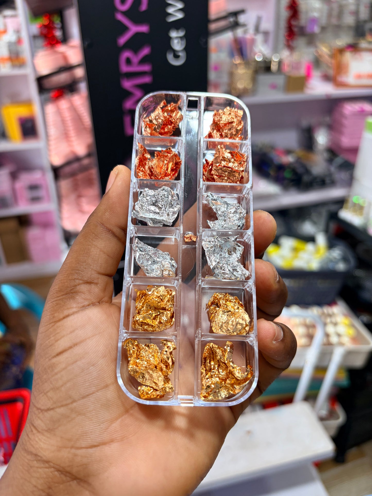 Nail flakes
