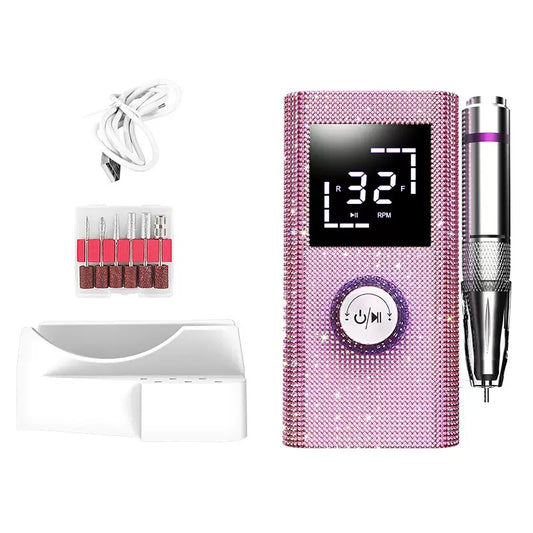 Rechargeable nail drill