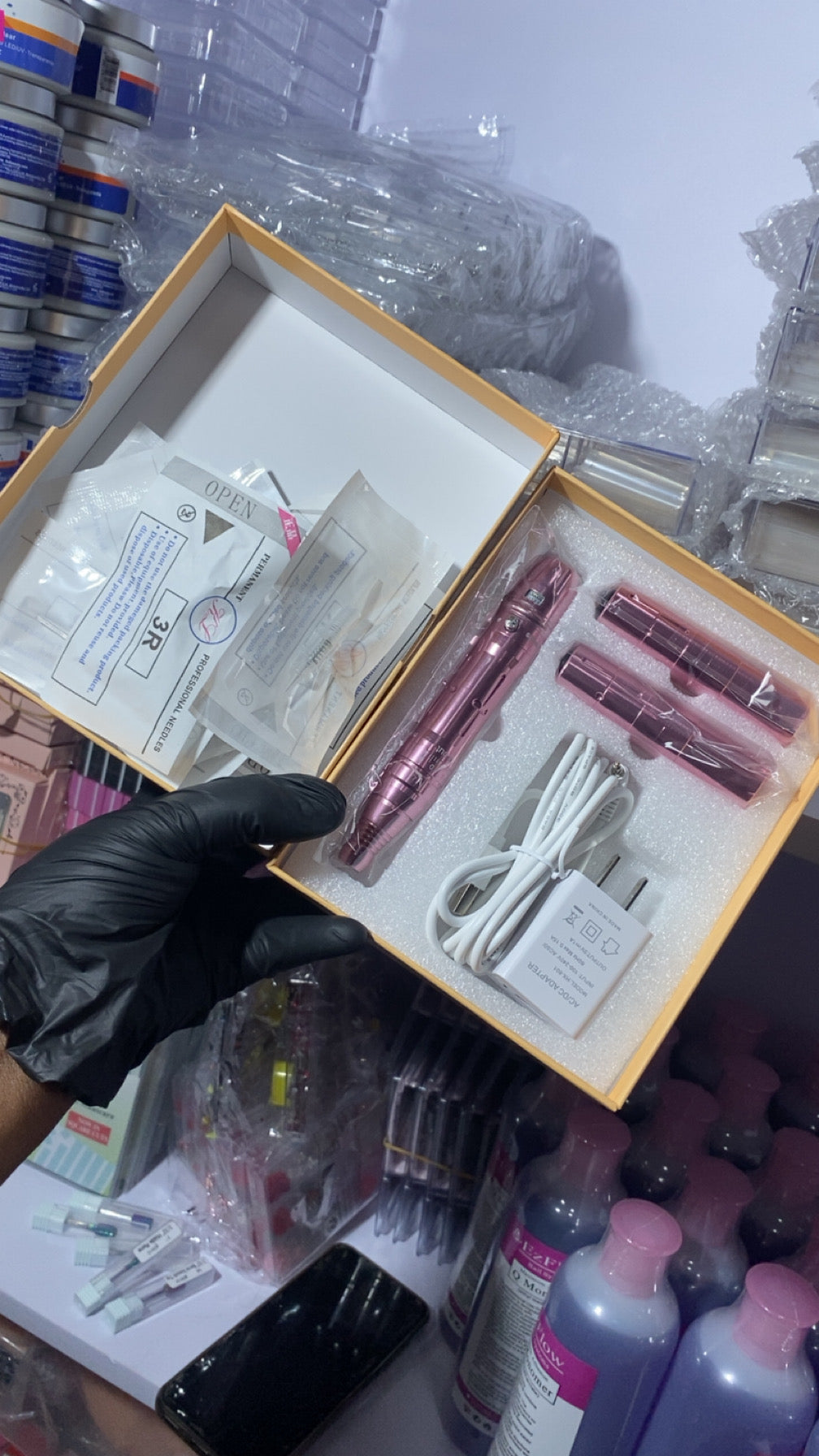 Tattoo machine with 10 pins