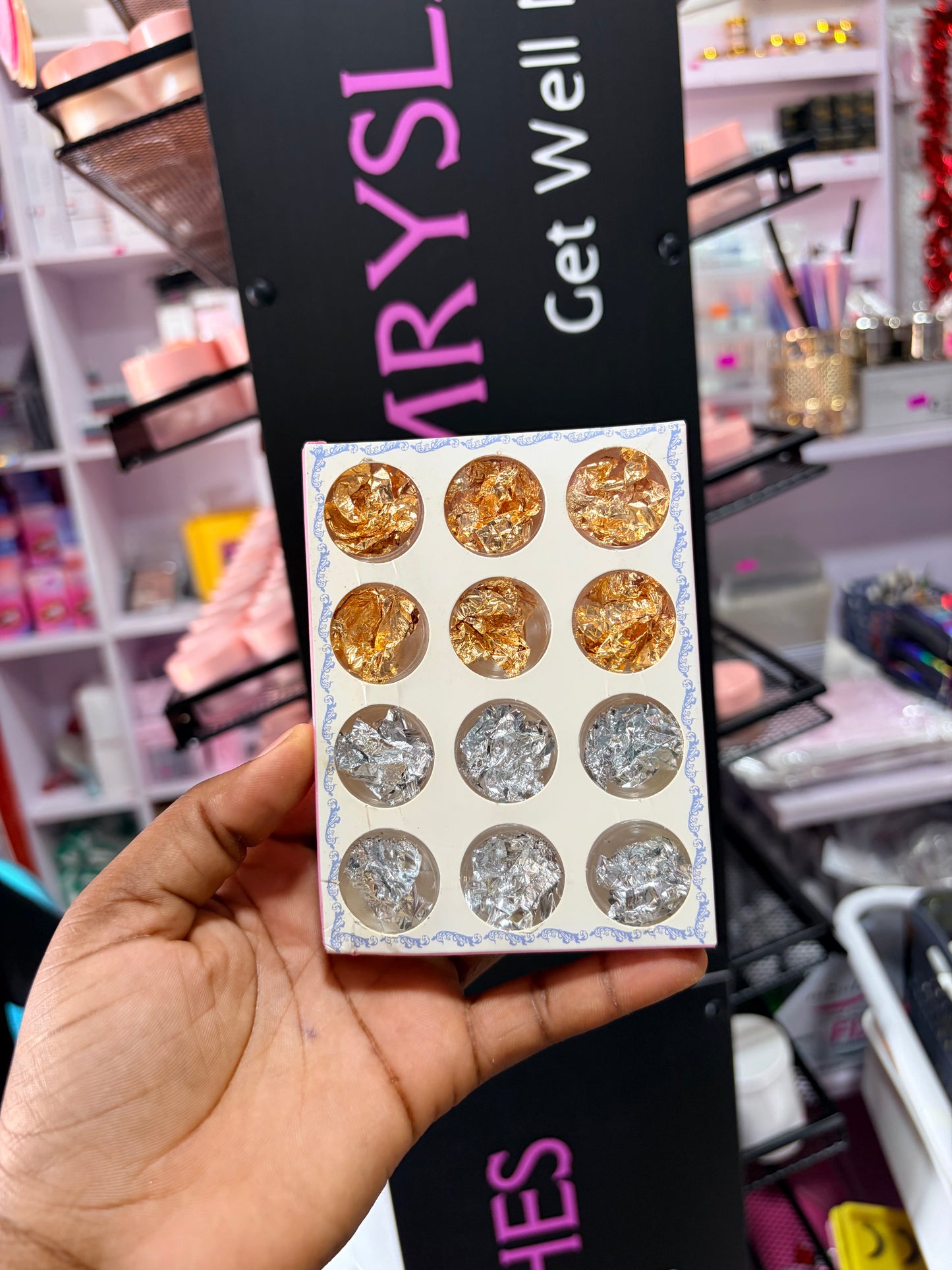 Nail flakes