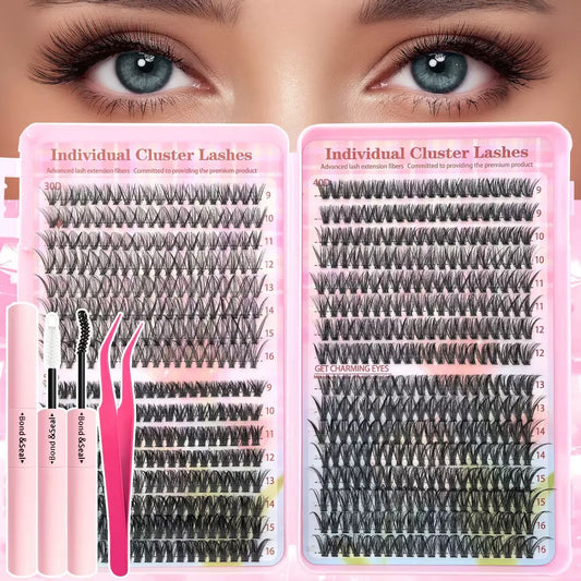 Booklet cluster lash