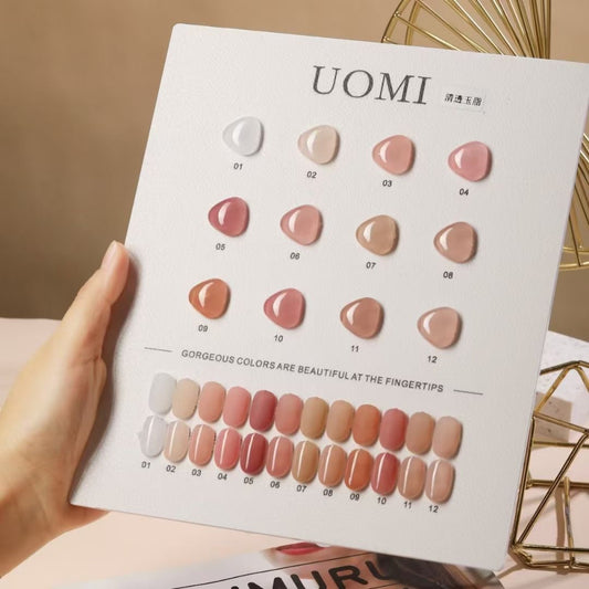 Rubber base gels (12pcs)