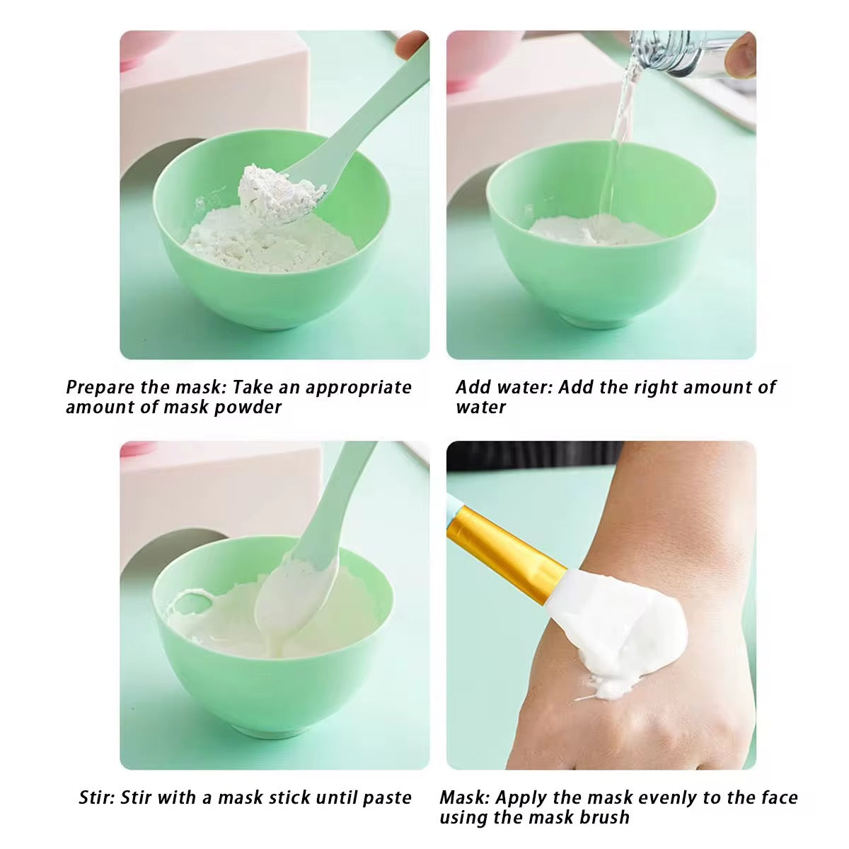Face mask spoon